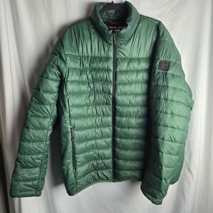 Hawke & Co Performance Sport Lightweight Packable Jacket Mens XLB Green Gorpcore